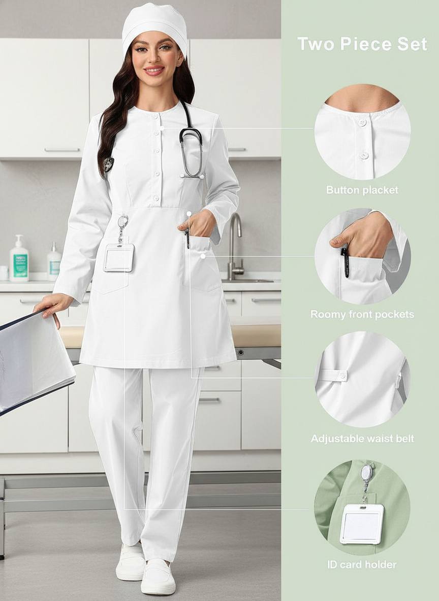 ست اسکراب شلوار لاکرا کش مدل گیلدا