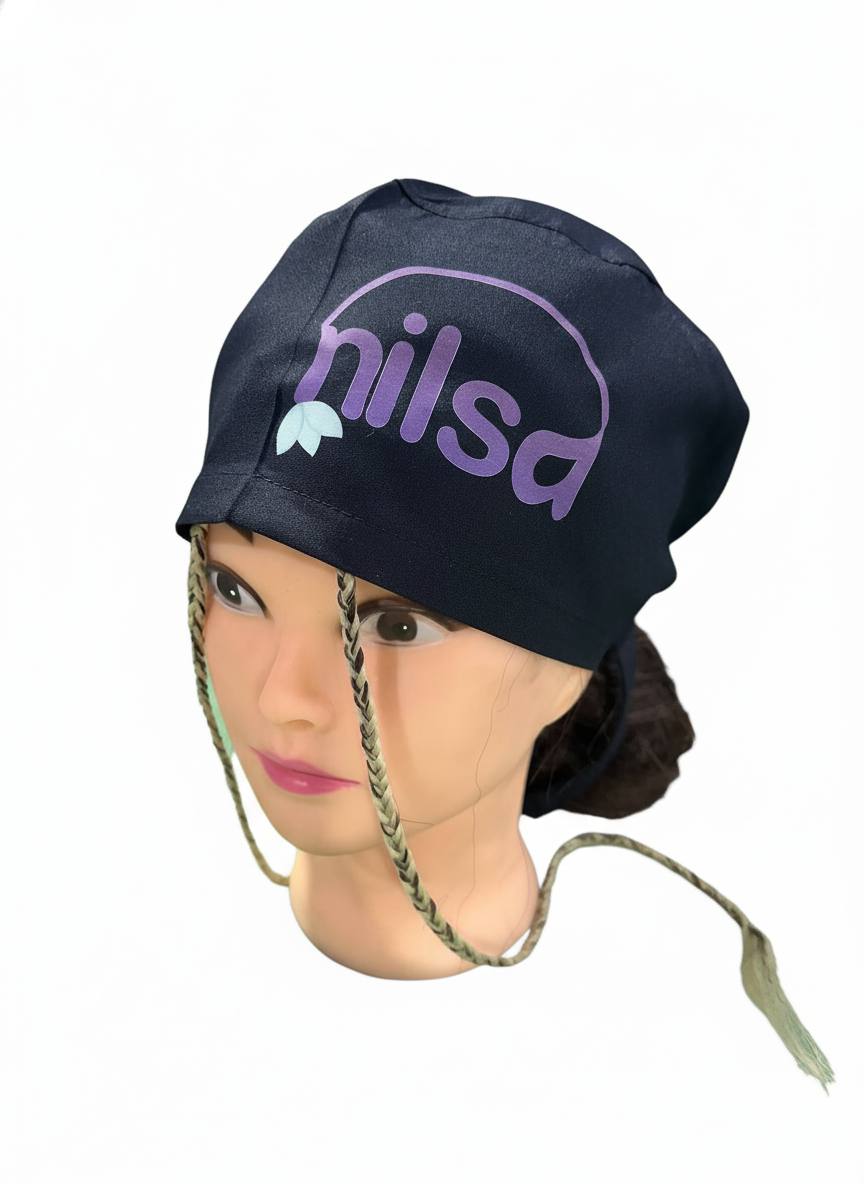 کلاه اسکراب پزشکی بنددار نیلسا